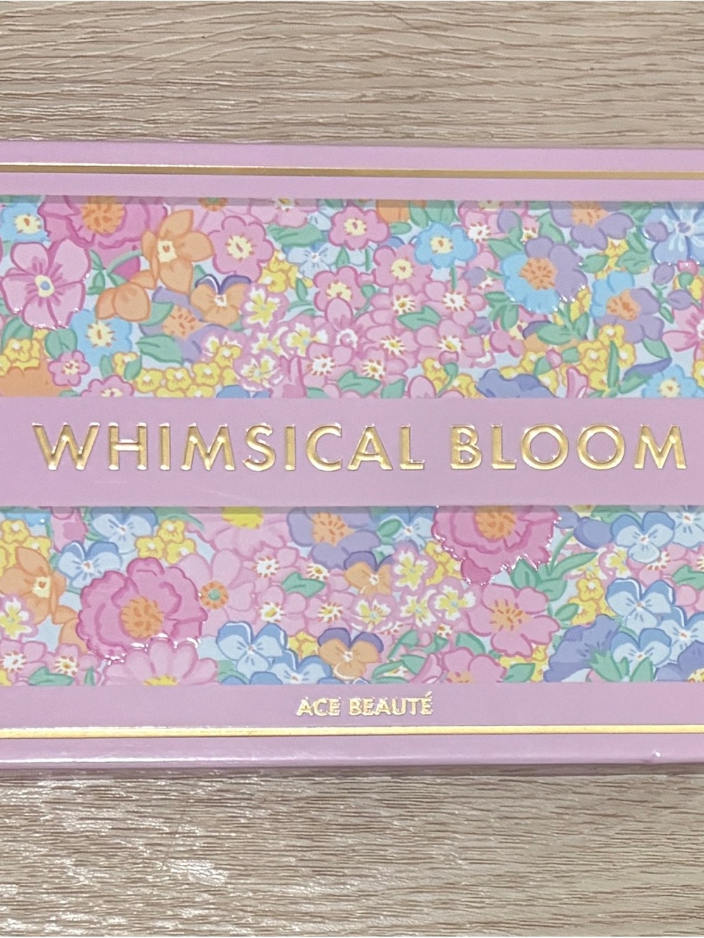 Ace Beauté Whimsical Bloom Floral Eyeshadow Palette - Pink